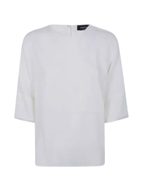 chain-trim three-quarter sleeve blouse by FABIANA FILIPPI
