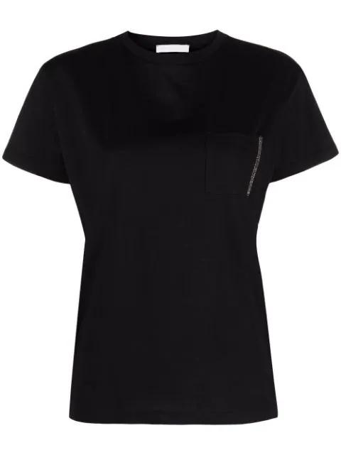 chest-pocket fitted T-shirt by FABIANA FILIPPI