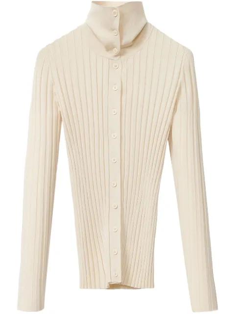 chunky-ribbed cardigan by FABIANA FILIPPI