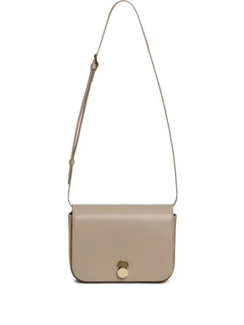 circular-fastening leather shoulder bag by FABIANA FILIPPI
