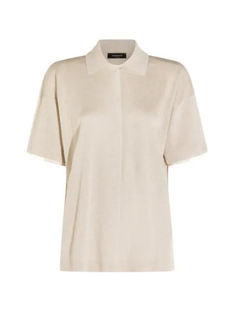 collared short-sleeves shirt by FABIANA FILIPPI