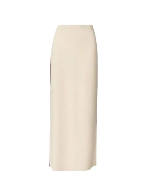 contrast-trim pencil skirt by FABIANA FILIPPI