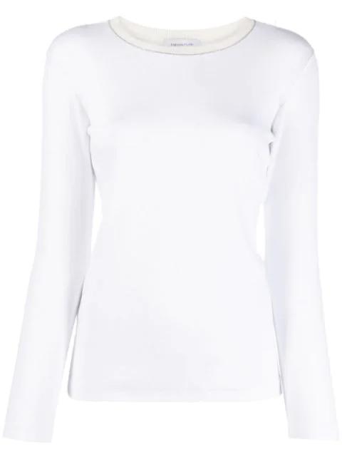 contrast-trim sweater by FABIANA FILIPPI