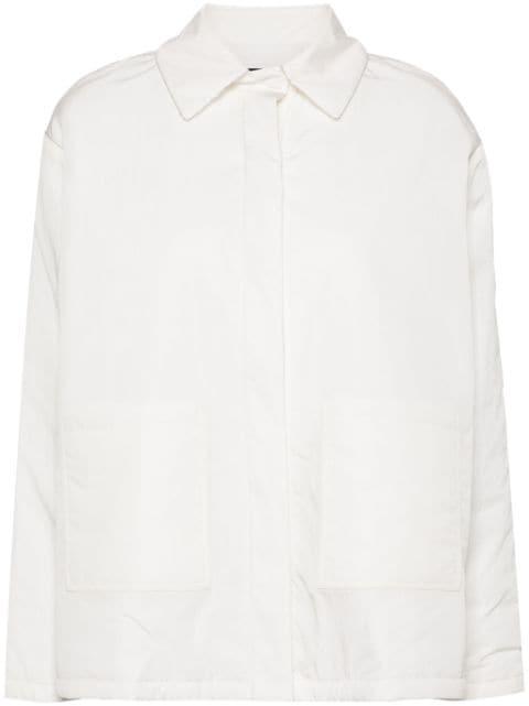 crinkled padded shirt jacket by FABIANA FILIPPI