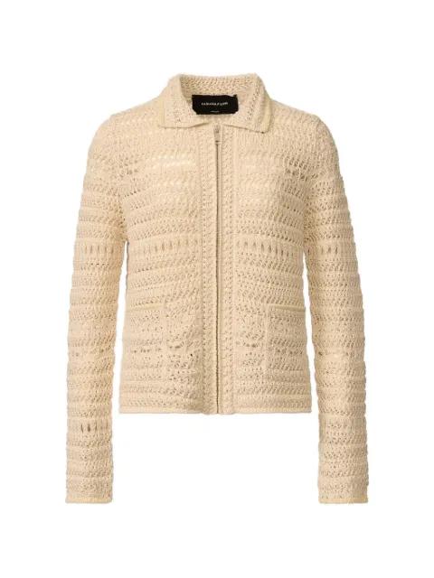 crochet zip jacket by FABIANA FILIPPI