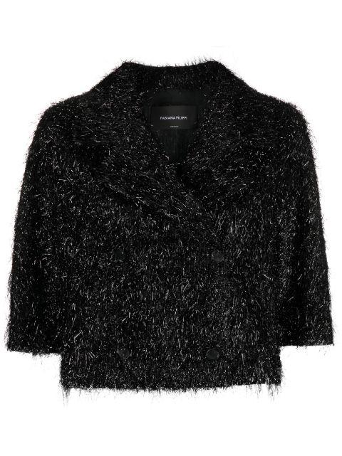 cropped double-breasted jacket by FABIANA FILIPPI