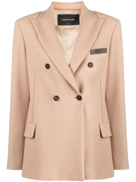 double-breasted blazer by FABIANA FILIPPI