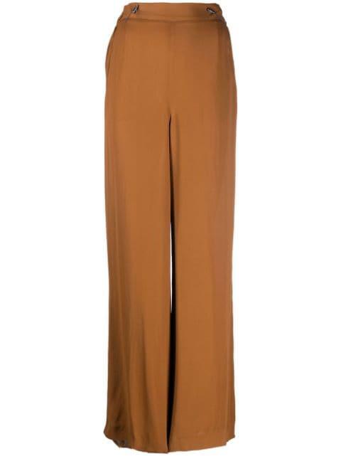 double-breasted detail trousers by FABIANA FILIPPI