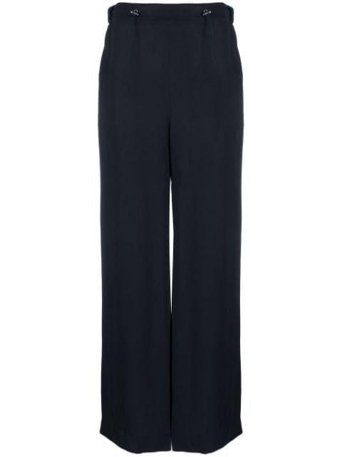 double-breasted detail trousers by FABIANA FILIPPI