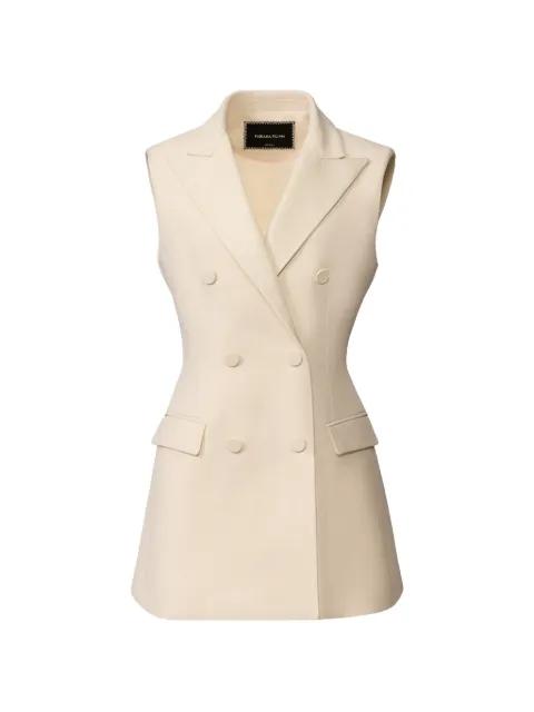double-breasted sleeveless jacket by FABIANA FILIPPI