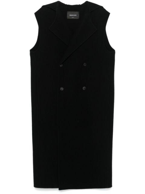 double-breasted virgin wool gilet by FABIANA FILIPPI