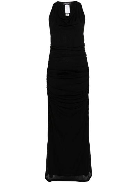 draped-collar sleeveless dress by FABIANA FILIPPI