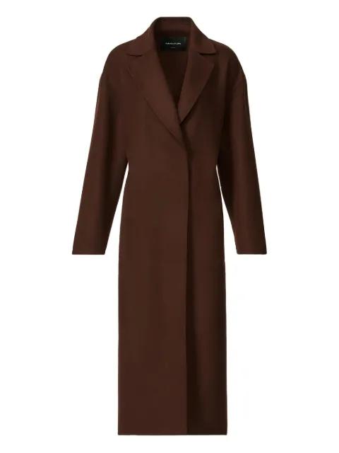 drawstring-back wool midi coat by FABIANA FILIPPI
