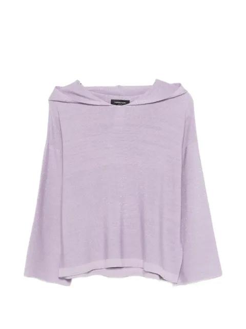 drawstring-detail hoodie by FABIANA FILIPPI