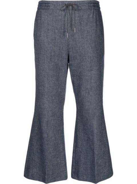 drawstring flared trousers by FABIANA FILIPPI
