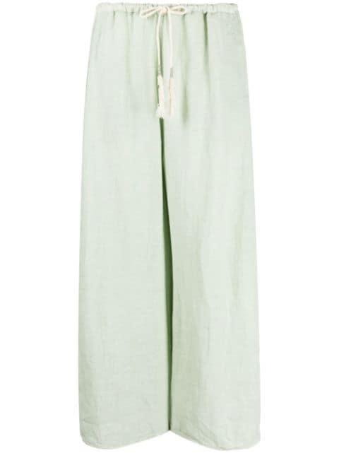 drawstring straight trousers by FABIANA FILIPPI