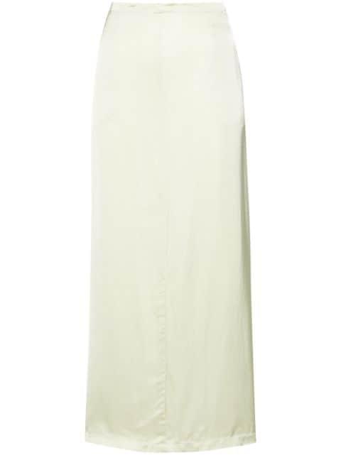 drawstring-waist maxi skirt by FABIANA FILIPPI