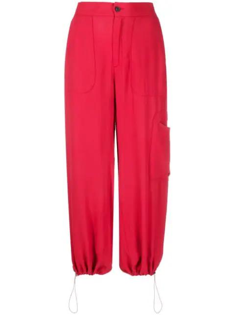 elasticated cropped trousers by FABIANA FILIPPI