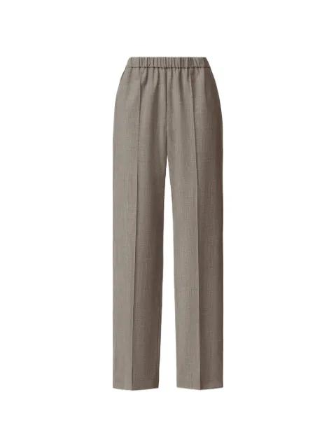 elasticated-waist straight trousers by FABIANA FILIPPI