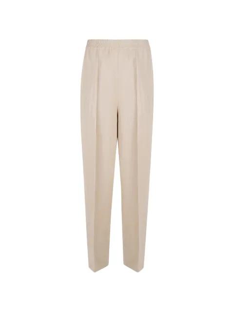 elasticated-waistband pleated trousers by FABIANA FILIPPI
