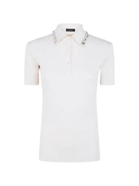 embellished collared polo top by FABIANA FILIPPI