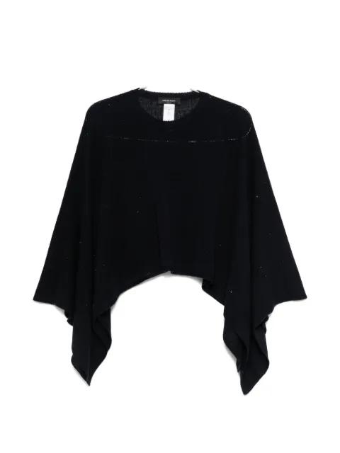 embellished knit poncho by FABIANA FILIPPI