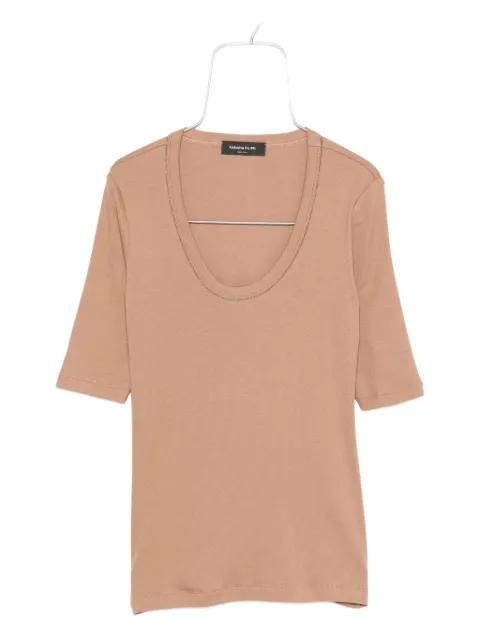 embellished neckline top by FABIANA FILIPPI