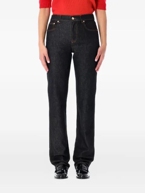 five-pocket back-patch jeans by FABIANA FILIPPI