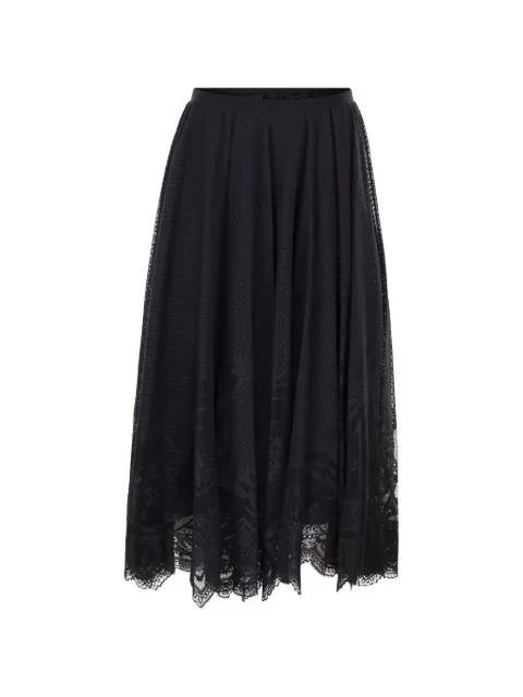 foliage embroidery flared skirt by FABIANA FILIPPI