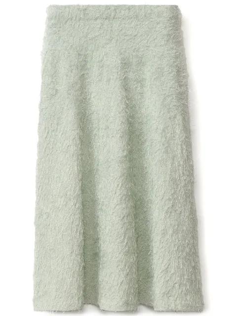 frayed-effect midi skirt by FABIANA FILIPPI