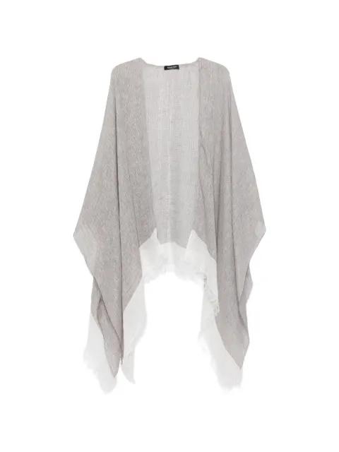 frayed poncho by FABIANA FILIPPI