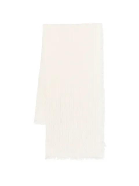 frayed striped scarf by FABIANA FILIPPI
