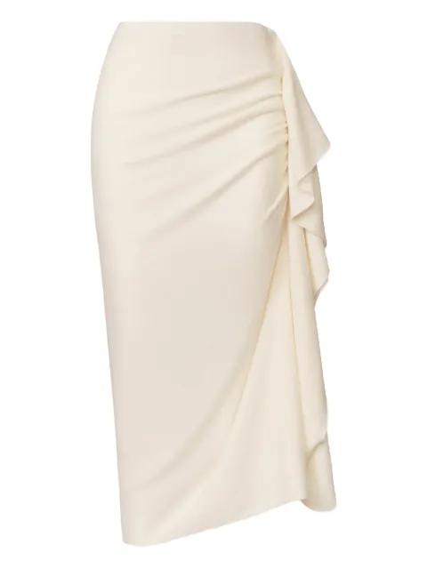fringe midi skirt by FABIANA FILIPPI