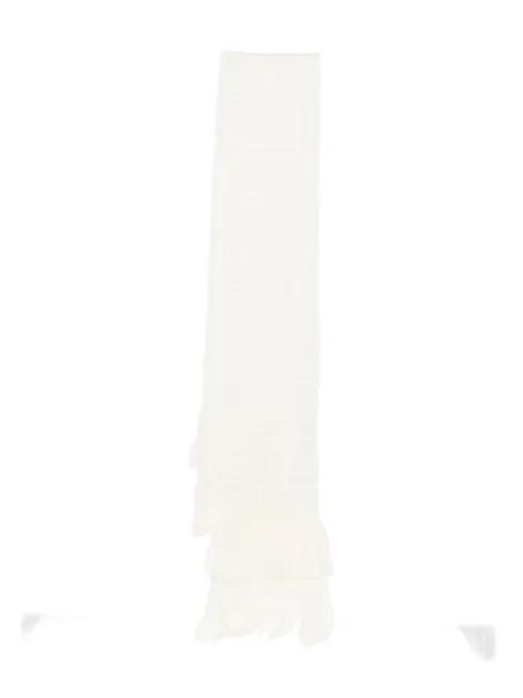 fringed knit scarf by FABIANA FILIPPI