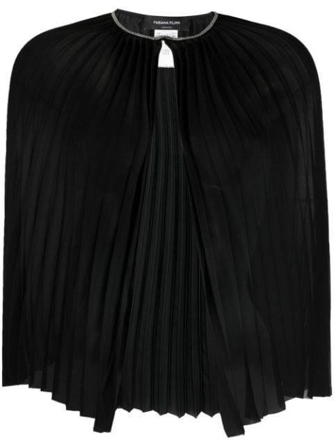 fully-pleated button blouse by FABIANA FILIPPI