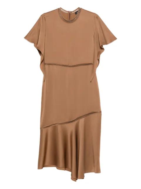 gathered-detail midi dress by FABIANA FILIPPI