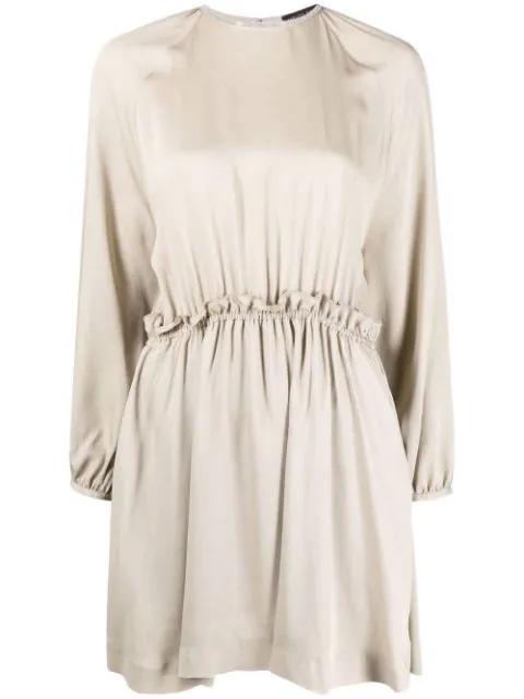 gathered-waist mini dress by FABIANA FILIPPI