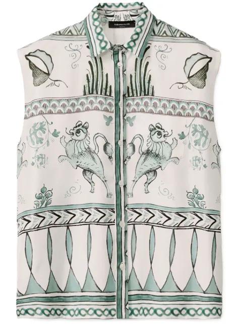 graphic-print shirt by FABIANA FILIPPI