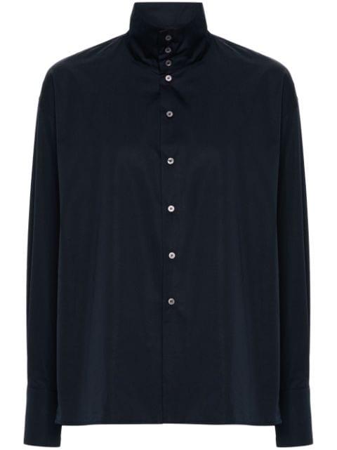 high-neck poplin shirt by FABIANA FILIPPI