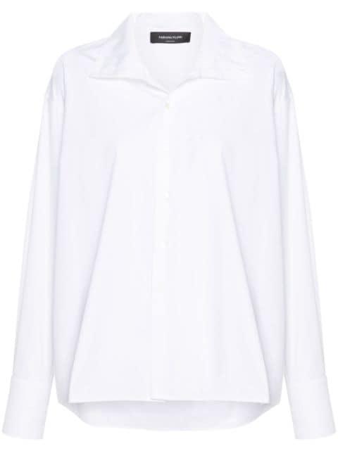 high-neck poplin shirt by FABIANA FILIPPI