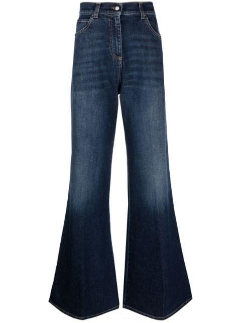 high-rise flared jeans by FABIANA FILIPPI
