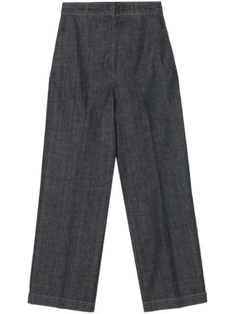 high-rise wide-leg jeans by FABIANA FILIPPI