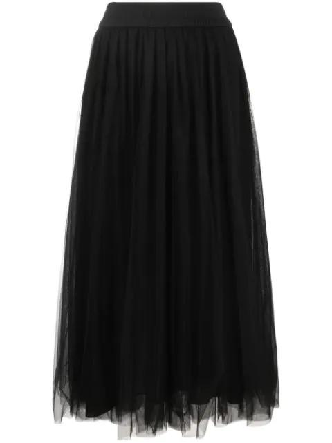high-waist tulle midi skirt by FABIANA FILIPPI