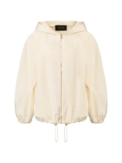 hoodied drawstring coat by FABIANA FILIPPI