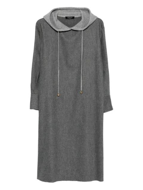 hoodied midi dress by FABIANA FILIPPI