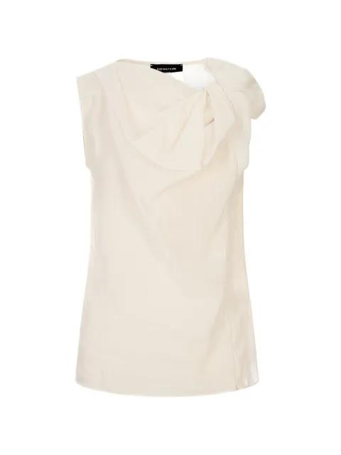 knotted-detail sleeveless blouse by FABIANA FILIPPI