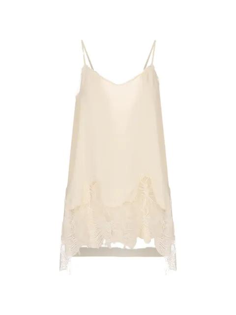 lace-trim top by FABIANA FILIPPI