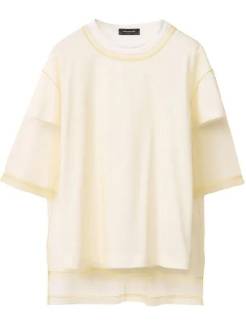 layered T-shirt by FABIANA FILIPPI