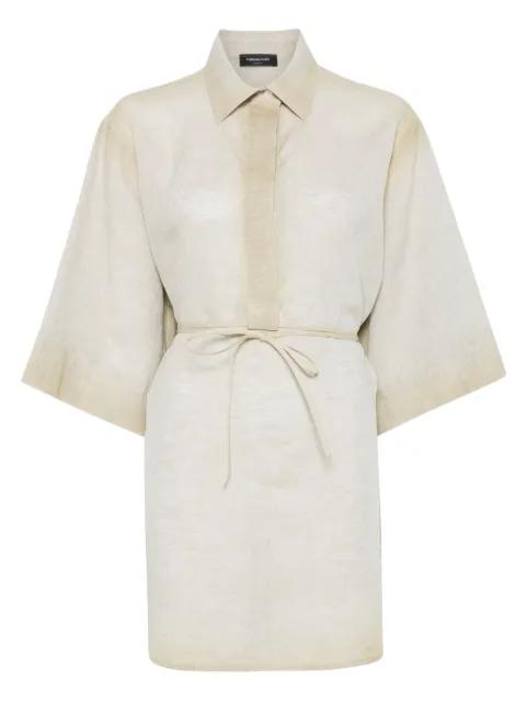 linen tunic top by FABIANA FILIPPI