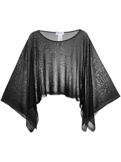 long-draped-sleeve blouse by FABIANA FILIPPI